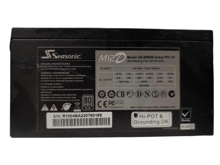 Seasonic M12D 850W (SS-850EM) Power supply