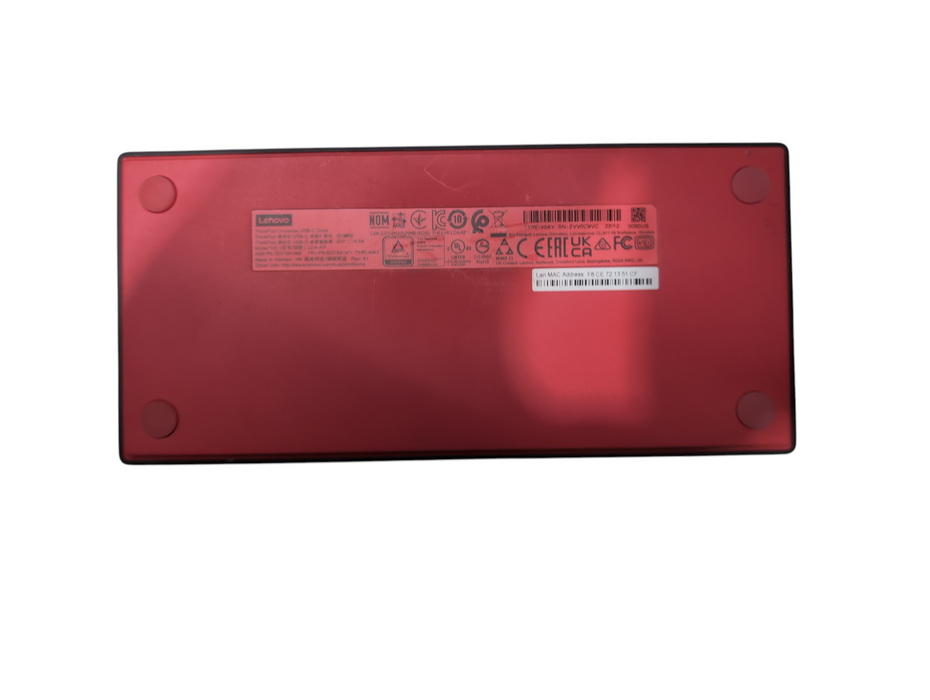 Lenovo ThinkPad Universal USB-C Smart Docking Station, Model: LDA-KP