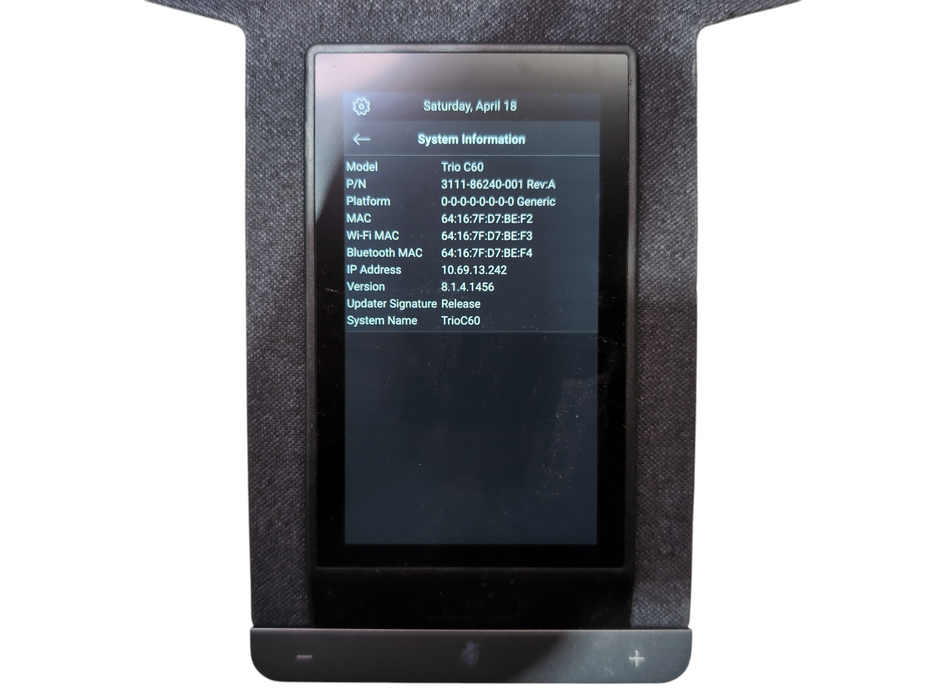 Poly Trio C60 2201-86240-001 Smart IP Conference Phone