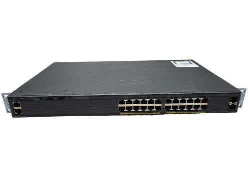 Cisco WS-C2960X-24TS-LL | 24-Port Gigabit 2x SFP LANLite Network Switch $