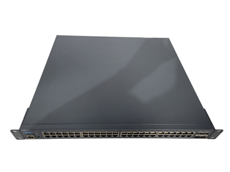 Datto E48 48-Port Gigabit PoE+ Cloud Managed L2 Switch with 4 Dual-Speed SFP !