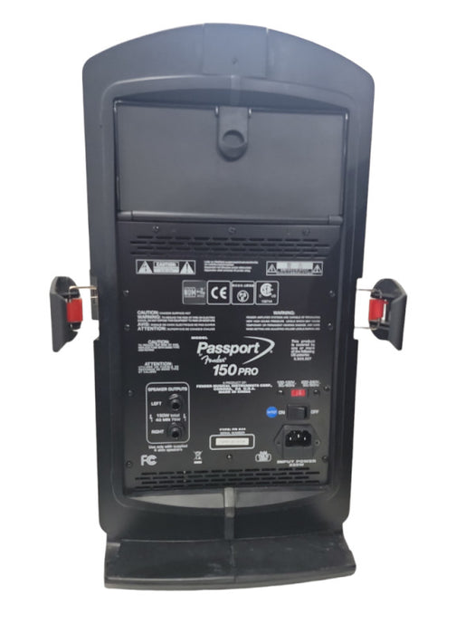Fender Passport 150 Pro Portable 4-Channel 150 Watt All In One PA Speaker Sys