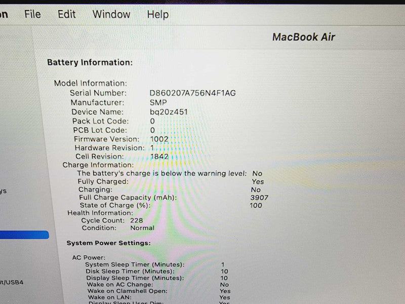 Apple Macbook Air Retina 2020 13\\" 2-Core i3-1000NG4 @ 1.1GHz 8GB DDR4 250GB S (