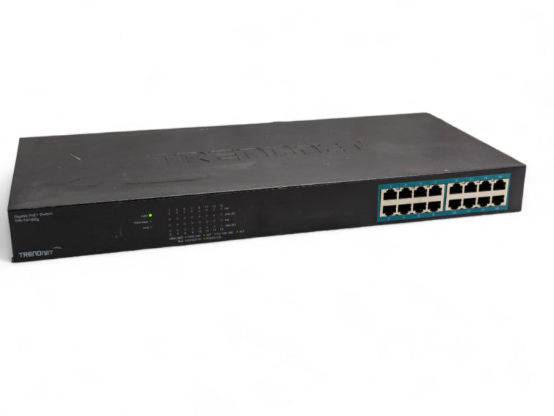 TRENDnet 16-Port Gigabit PoE+ Switch TPE-TG160g -