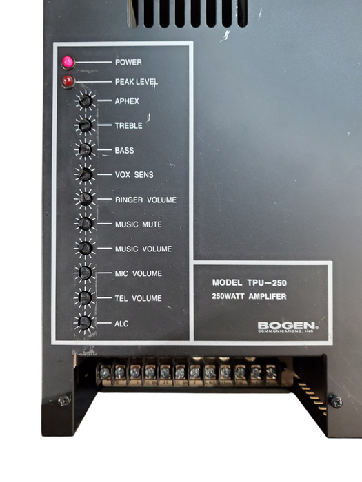 Bogen TPU-250 - 250w Telephone Paging Amplifier *READ*