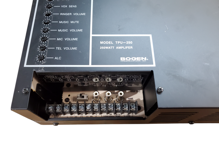 Bogen TPU-250 - 250w Telephone Paging Amplifier *READ*