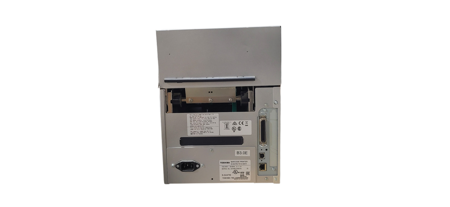 Toshiba TEC B-SA4TM-TS12-QM-R Thermal Transfer Barcode Label Printer