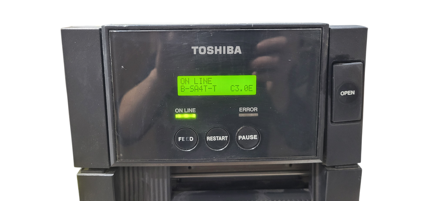 Toshiba TEC B-SA4TM-TS12-QM-R Thermal Transfer Barcode Label Printer