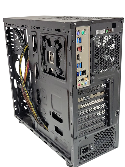 Custom/Gigabyte Z370XP SLI PC, Core I7-8700K 3.70GHz, 8GB DDR4, 500W PSU, READ