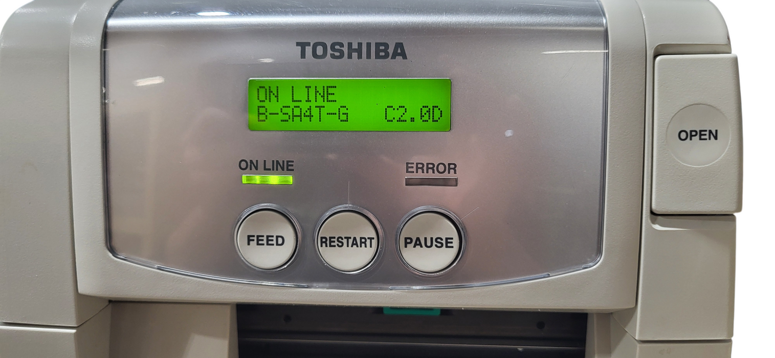 Toshiba B-SA4TP-TS12-QM-R Thermal Transfer Label Printer