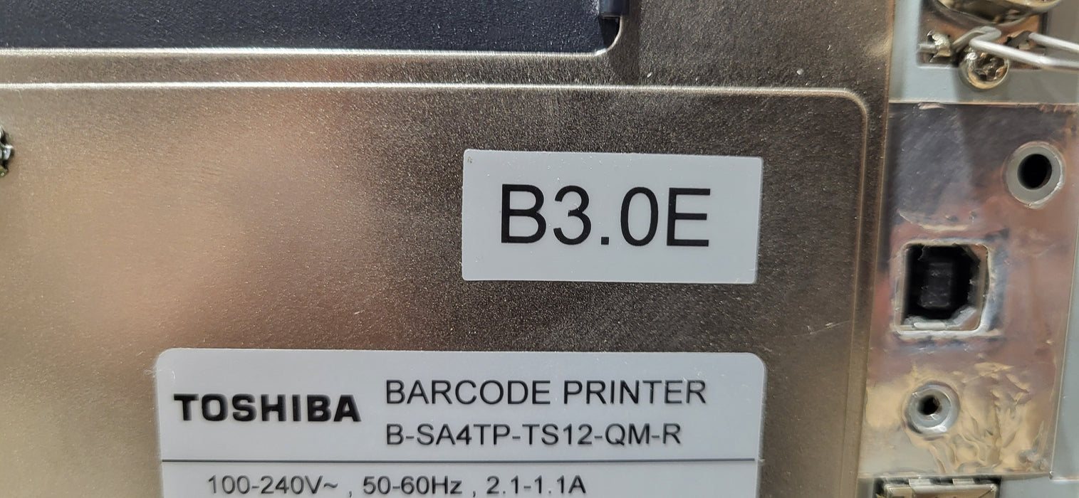 Toshiba B-SA4TP-TS12-QM-R Thermal Transfer Label Printer