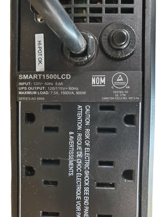 Tripp Lite SMART1500LCD 1500VA 900W 120V Line-Interactive UPS -No Battery *READ*