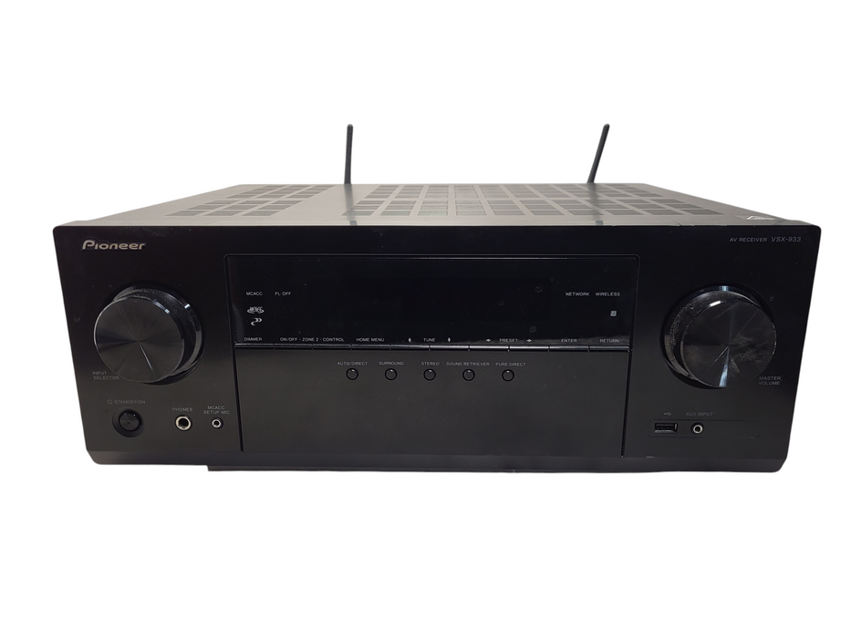 Pioneer VSX-933 7.2 Dolby ATMOS home theater receiver HDCP 2.2 No remote