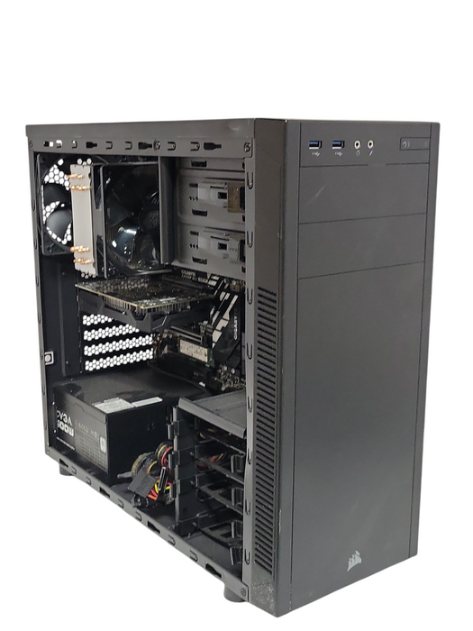 Custom/Gigabyte PC, Core I7-8700K 3.70GHz, 16GB DDR4, 500W PSU, 512GB NVME, READ