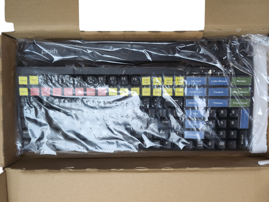 Preh KeyTec MC147 Keyboards w/ USB to PS2 adapter
