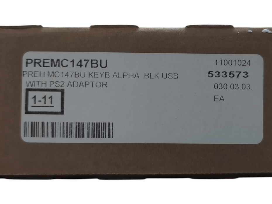 Preh KeyTec MC147 Keyboards w/ USB to PS2 adapter