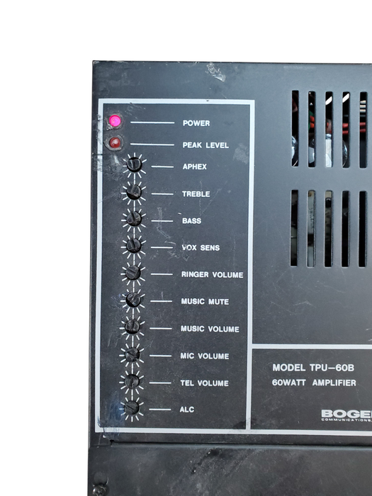 Bogen TPU-250 - 60w Telephone Paging Amplifier *READ*
