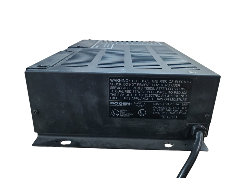 Bogen TPU-250 - 60w Telephone Paging Amplifier *READ*