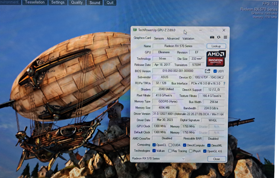 ASUS ROG STRIX RX570 -4GB GDDR5 Graphics Card