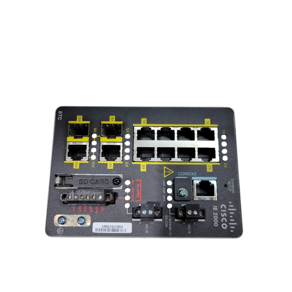 Cisco IE-2000-8TC-B V01 8-Port Industrial Ethernet Switch — retail.era