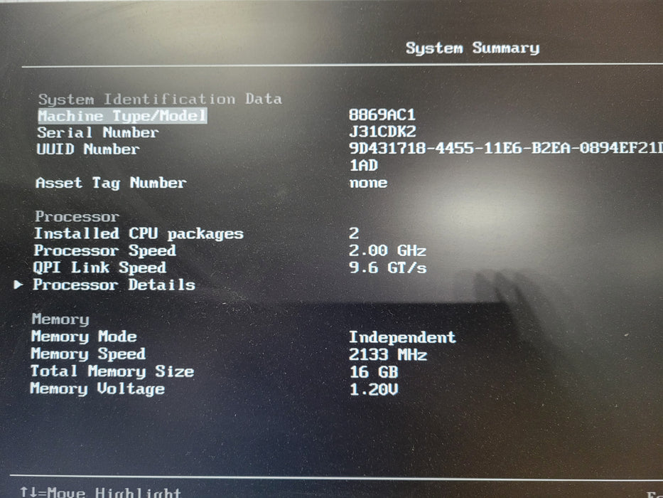 Lenovo SystemX 3550 M5 2x Xeon E5-2660v4 @ 2.0ghZ 16GB RAM NO HDD