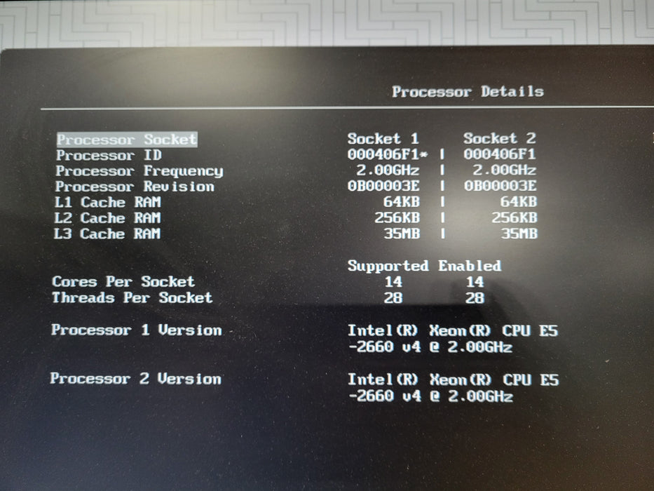 Lenovo SystemX 3550 M5 2x Xeon E5-2660v4 @ 2.0ghZ 16GB RAM NO HDD
