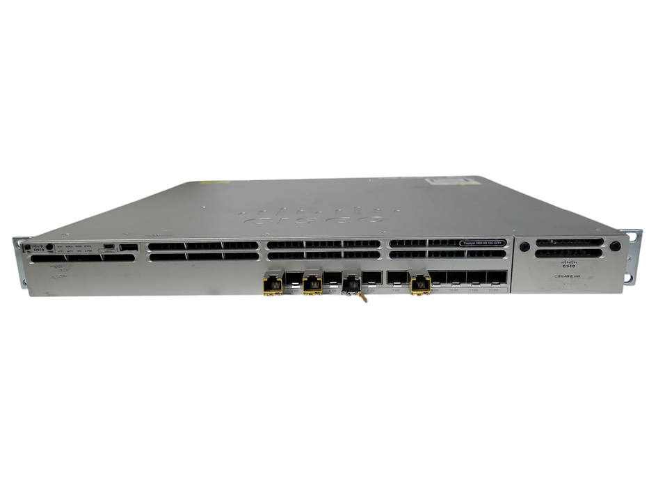 Cisco WS-C3850-12XS-E V02 | 12-Port 10G SFP+ Network Switch | 2x PSU