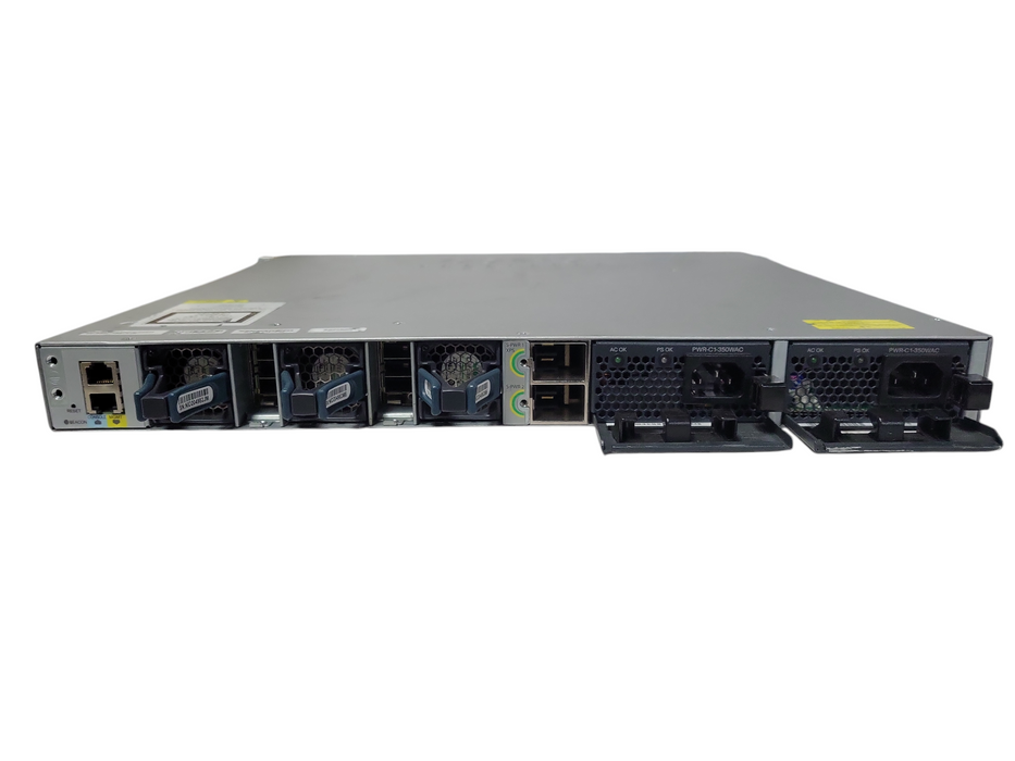 Cisco WS-C3850-12XS-E V02 | 12-Port 10G SFP+ Network Switch | 2x PSU