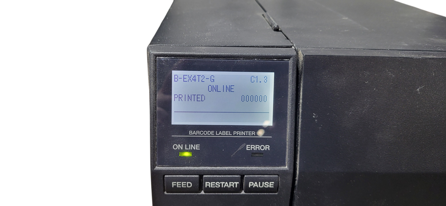 TOSHIBA BAR CODE LABEL PRINTER B-EX4T2-GS12-QM-R | READ
