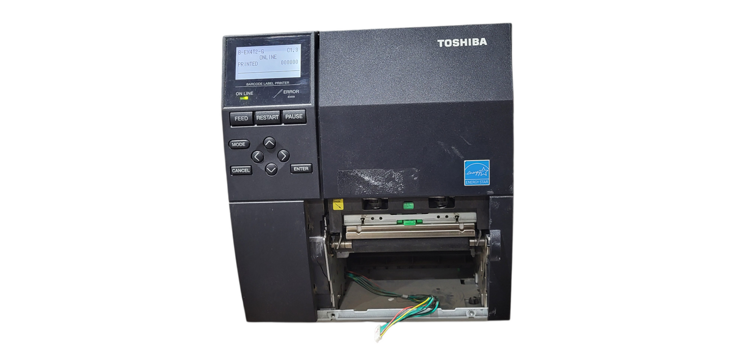 TOSHIBA BAR CODE LABEL PRINTER B-EX4T2-GS12-QM-R | READ