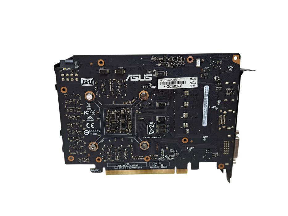 ASUS Phoenix GeForce GTX 1660 Ti 6GB GDDR6 Graphics Card | PH-GTX1660TI-06G
