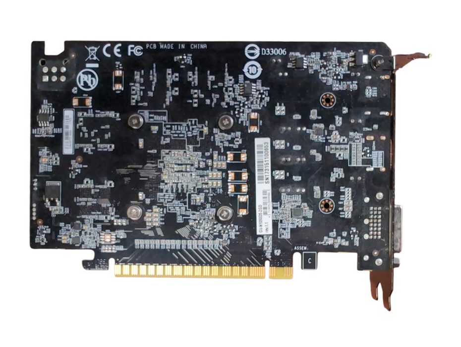 GIGABYTE GeForce GTX 1050 D5 NVIDIA 2GB Graphics Card GVN1050D5-2GD