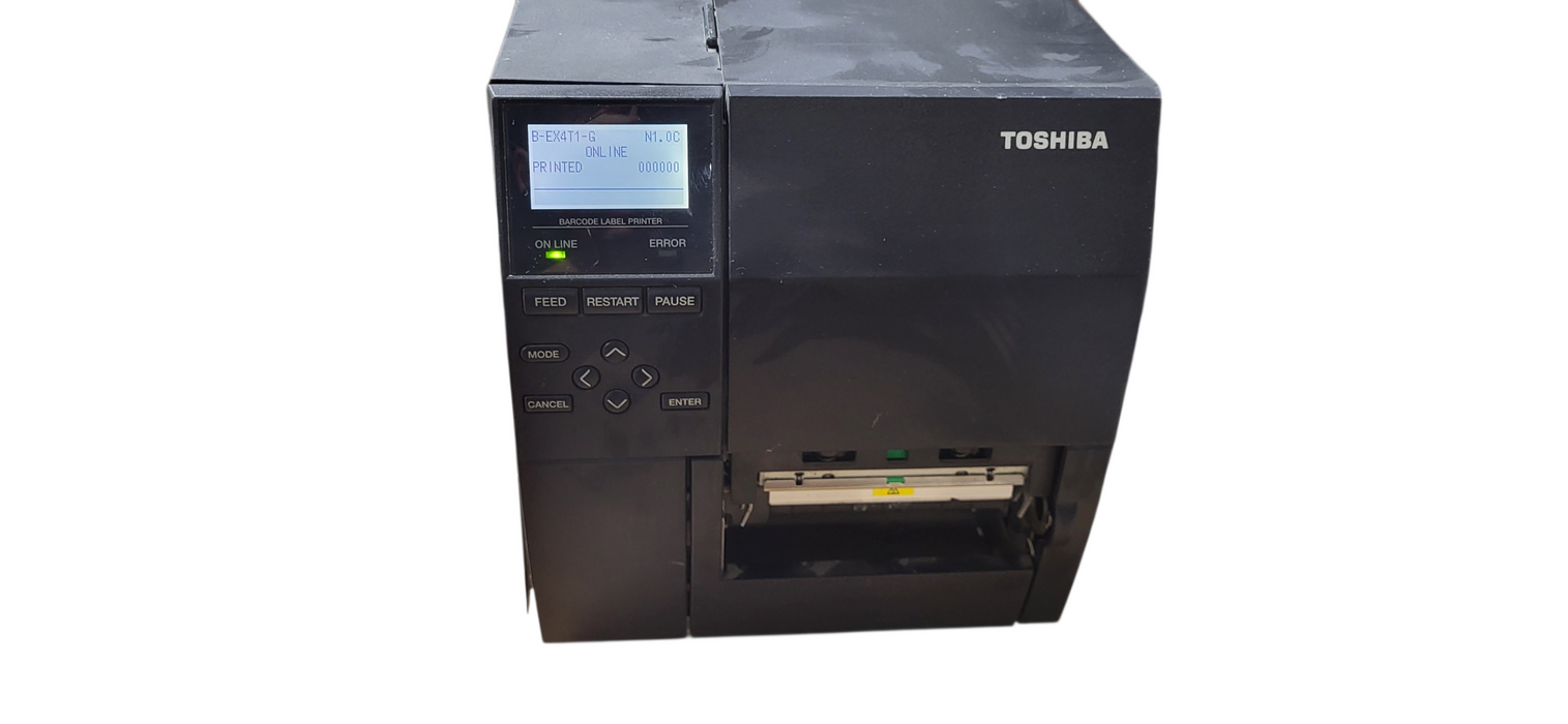 TOSHIBA BAR CODE LABEL PRINTER B-EX4T1-GS12-QM-R | READ