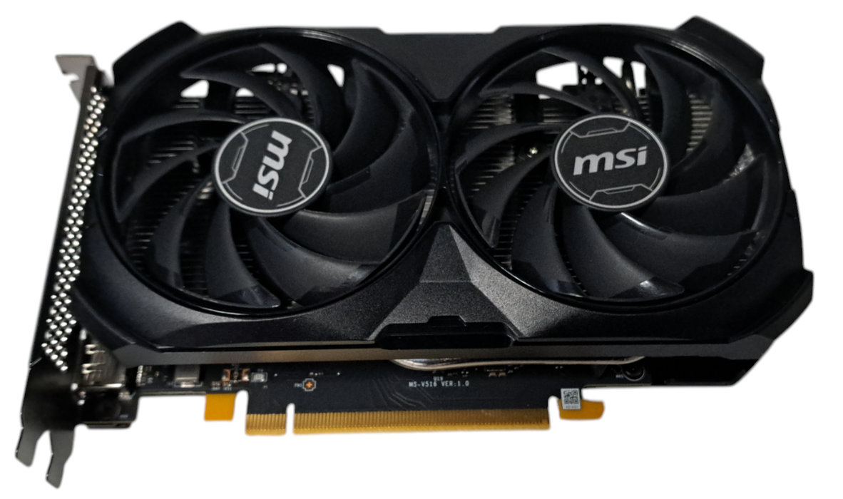 MSI GeForce RTX 4060 8GB GDDR6 Ventus 2X BLACK OC Graphics Card