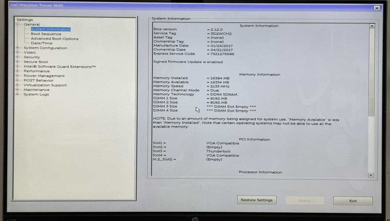 Dell precision T3620, Xeon E3-1220 V5 3.00GHz, 16GB DDR4, 2x QUADRO K420
