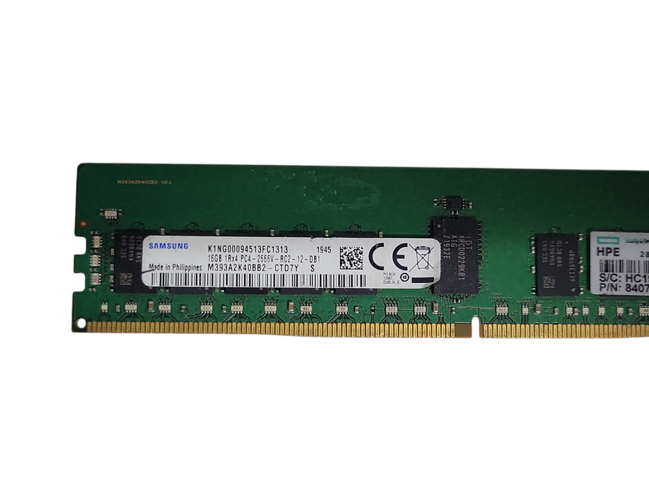 Lot of 58x Assorted Brand/model/Speed 16GB DDR4 Server RAMs, See detail