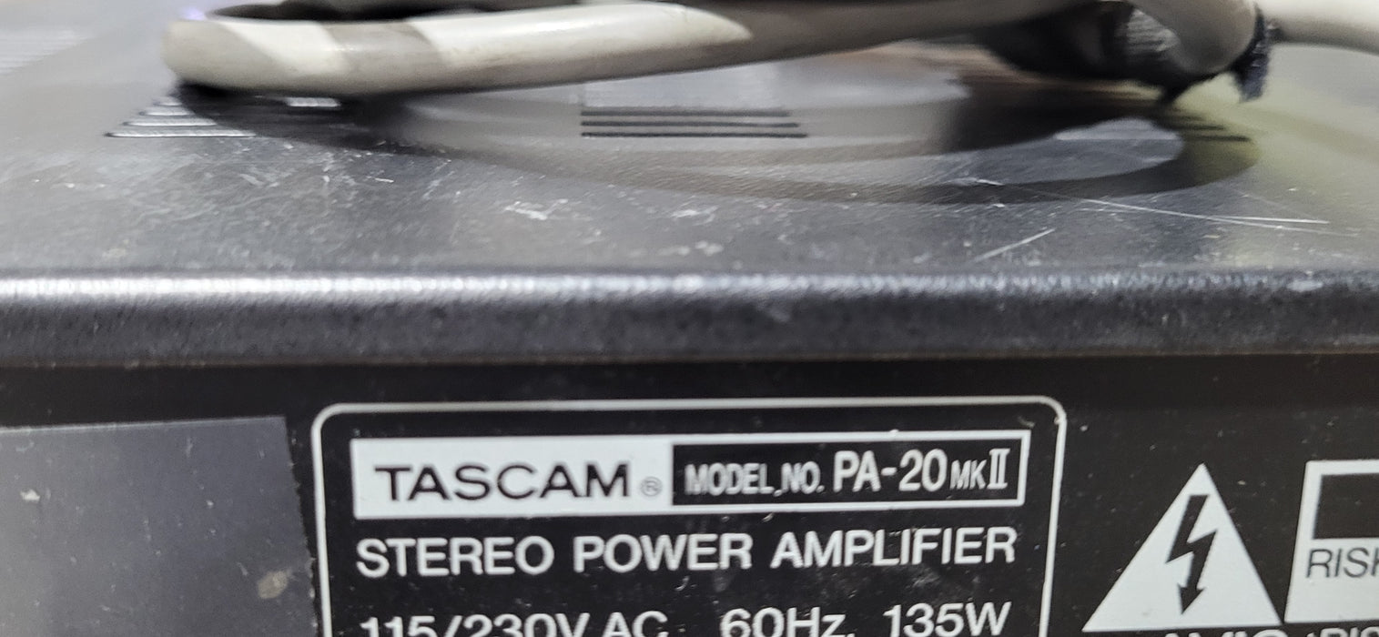 Tascam PA-20MKII Dual Channel Power Amplifier