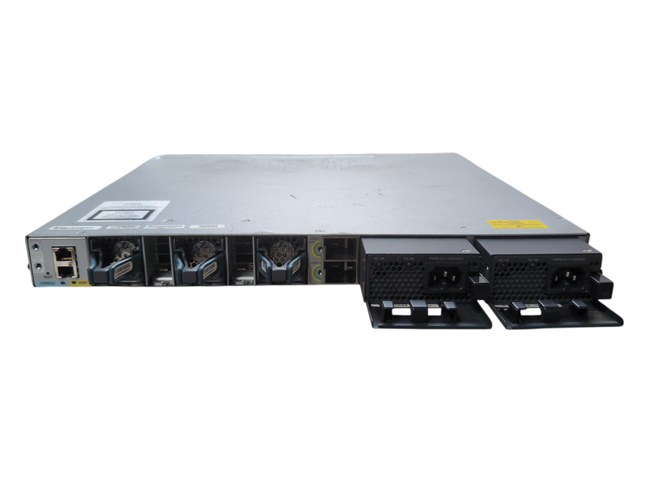 Cisco Catalyst WS-C3850-48F-S V05, 48 PoE+ Network Switch w/ C3850-NM-4-10G