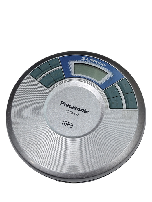 Panasonic SL-SX450 Personal Portable CD Player Silver Blue