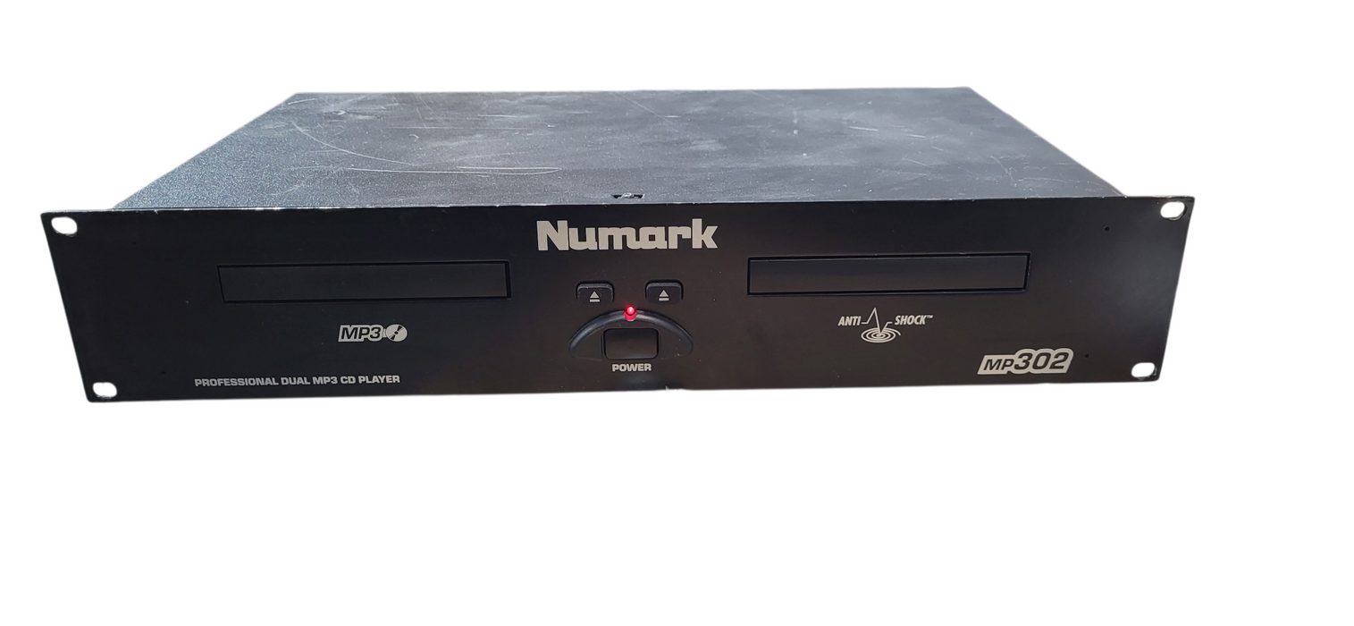Numark MP302 Dual CD/MP3 Rackmount DJ Player | READ