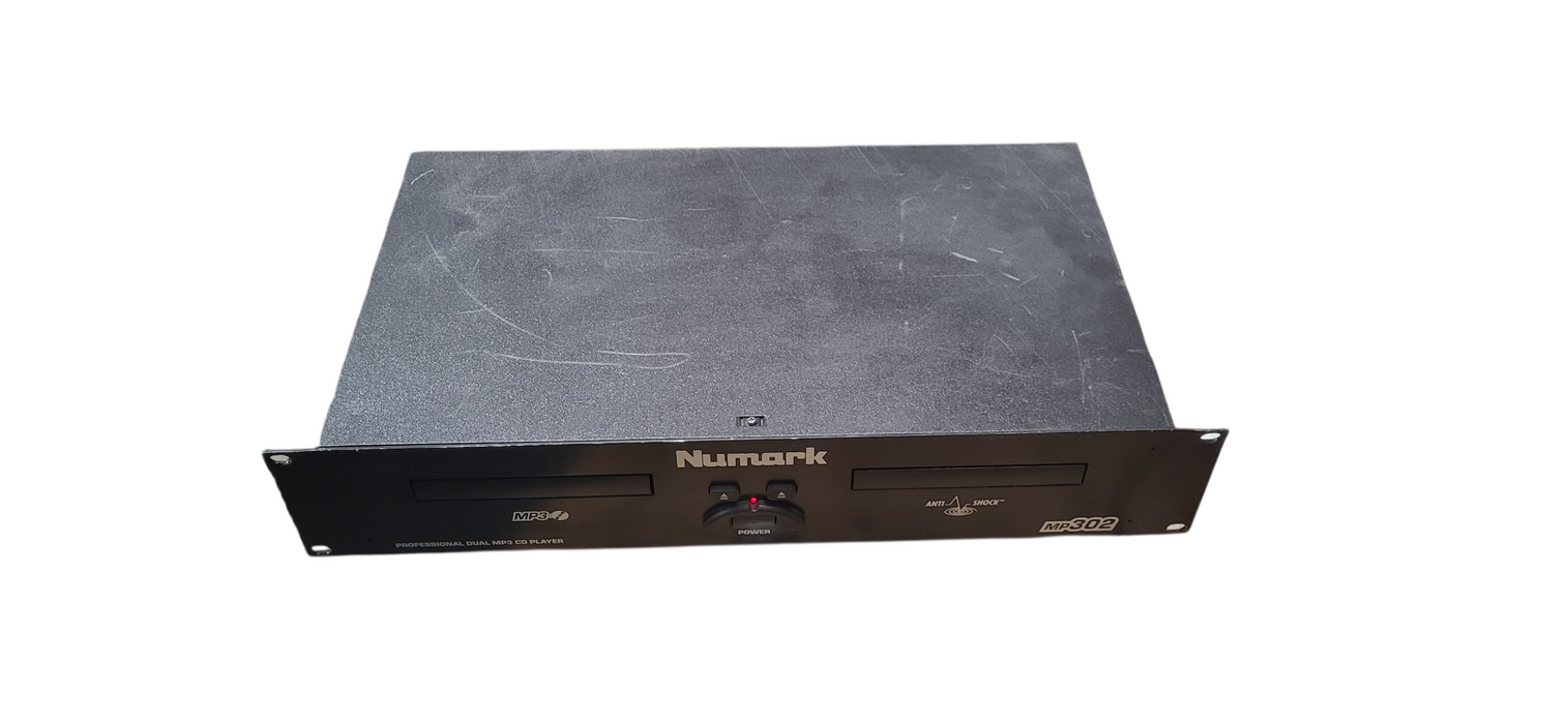 Numark MP302 Dual CD/MP3 Rackmount DJ Player | READ