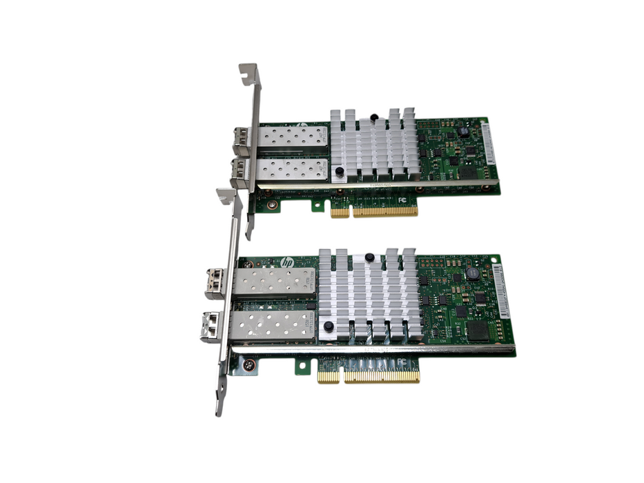 Lot of 2x HP 560SFP+ Dual Port 10GB SFP+ Ethernet Adapter Intel X520-DA2 Card