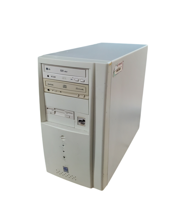 Vintage PC - P6VAP-A+ Motherboard - Intel Pentium III, 128MB RAM - No  HDD
