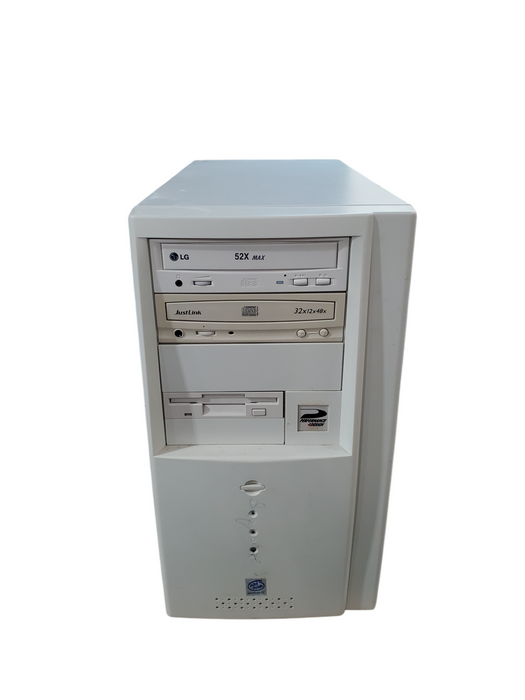 Vintage PC - P6VAP-A+ Motherboard - Intel Pentium III, 128MB RAM - No  HDD