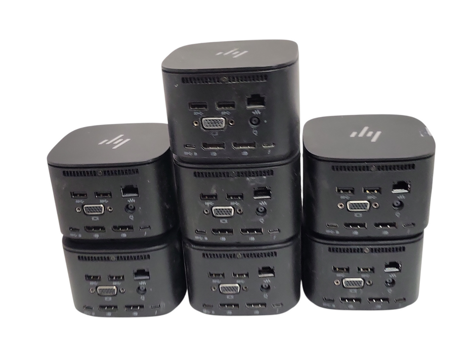 Lot of 7x HP HSN-IX01 Docking Station, No Power adapter, READ