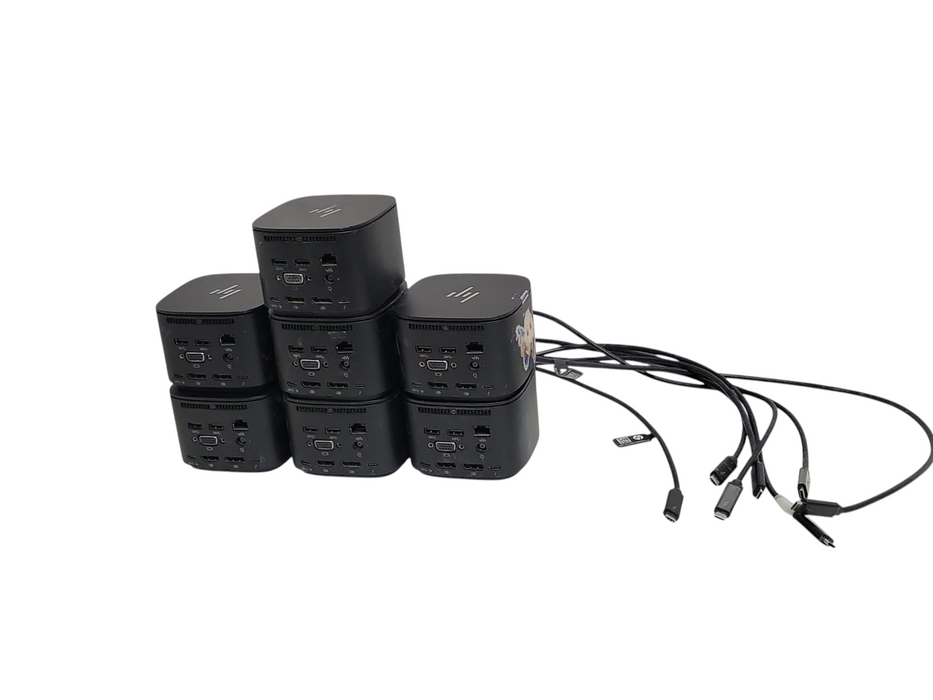 Lot of 7x HP HSN-IX01 Docking Station, No Power adapter, READ
