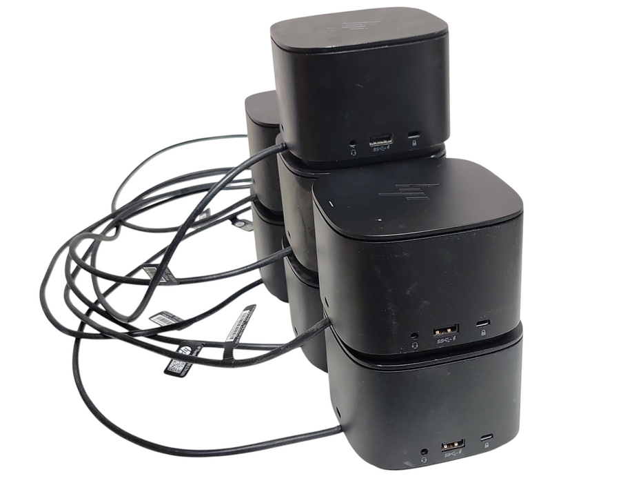 Lot of 7x HP HSN-IX01 Docking Station, No Power adapter, READ