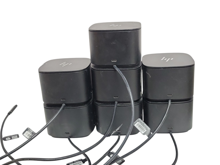 Lot of 7x HP HSN-IX01 Docking Station, No Power adapter, READ
