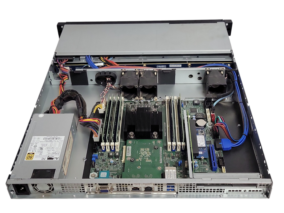 Datto S4P10 1U Server 1U, 1x Xeon D-2143IT, 48GB DDR4, 1x PSU, 2x 3.5" HDD Trays