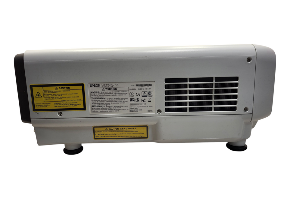 Epson Pro L1100U 3LCD Projector Laser Phosphor 6000 Lumens 4K WUXGA NO LENS